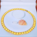 Vòng cổ Ngọc trai nước ngọt Thiên nhiên Cao cấp - ChuỗI đơn tròn - Quý cô đài các - MISA PEARL (9-10ly) - CTJ0412