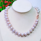 Vòng cổ Ngọc trai nước ngọt thiên nhiên Cao cấp - ChuỗI đơn phú quý - GINA PEARL (12ly) - CTJ0712