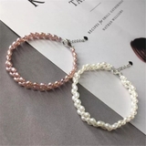 Chuỗi vòng tay Ngọc trai Đan kiểu phối vuông - SQUA PEARL (5ly) - CTJ1111