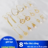 Bông khuyên tai ngọc trai Cao cấp 8 Mẫu thủ công HandmadePearl(3-9ly) - CTJ2009