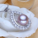 Mặt dây chuyền Ngọc trai nước ngọt Thiên nhiên Cao cấp - Mắt ngọc - PEARL EYES (9-10ly) - CTJ2810