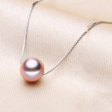 Dây chuyền ngọc trai nước ngọt Thiên nhiên Cao cấp - Mặt tròn đơn - SINGLE PEARL (9-11ly) - CTJ4210