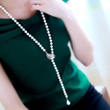 Vòng cổ Ngọc trai nước ngọt Thiên nhiên Cao cấp - Chuỗi đơn tròn tùy biến kiểu - PYTHON PEARL (9-10ly) - CTJ2106