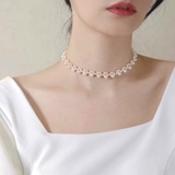 Vòng cổ Ngọc trai nước ngọt Thiên nhiên - Chuỗi tết - NHO PEARL (3-7ly) - CTJ1508