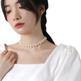 Vòng cổ Ngọc trai nước ngọt Thiên nhiên - Chuỗi tết - NHO PEARL (3-7ly) - CTJ1508