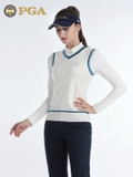 Áo Len Gile Golf Nữ Cổ Chữ V - PGA Women's Wool Golf Gile - 101328