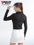 Áo Golf Dài Tay Nữ Có Viền Cổ Cao - PGM Women Golf Shirt - YF616