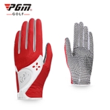 Găng Tay Golf Nữ Vải Sợi Co Dãn Chống Trượt - PGM Women's Cotton Golf Gloves - ST020