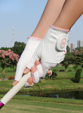 Găng Tay Golf Nữ Da Cừu Hở Ngón - PGM Sheepskin Women's Golf Gloves - ST031