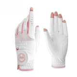 Găng Tay Golf Nữ Da Cừu Hở Ngón - PGM Sheepskin Women's Golf Gloves - ST031
