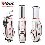 Túi Gậy Golf Nữ Fullset Nắp Cứng - PGM Microfiber Retractable Flower Printing Golf Bag - QB057