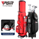 Túi Gậy Golf 4 Bánh Xe Nắp Cứng Cao Cấp - PGM 4 Universal Wheels Retractable Golf Bag - QB097