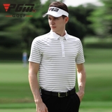 Áo Golf Nam Ngắn Tay Kẻ Ngang - PGM Men Golf Shirt - YF324