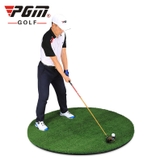 Thảm Tập Swing Hình Tròn Cỏ Cao 3cm - PGM DJD027 Round Long Grass Golf Driving Range Hitting Mat