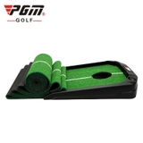 Thảm Tập Putting Golf Điều Chỉnh Độ Dốc Trả Bóng Tự Động - PGM Golf Putting Mat With Electric Auto Golf Ball Bounce Back Device - TL026