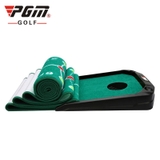 Thảm Tập Putting Golf Điều Chỉnh Độ Dốc Trả Bóng Tự Động - PGM Golf Putting Mat With Electric Auto Golf Ball Bounce Back Device - TL026