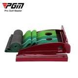 Thảm Tập Putting Golf Khung Gỗ - PGM Wood Golf Putting Trainer - TL024