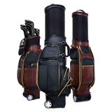 Túi Gậy Golf Fullset Da Cao Cấp Nắp Cứng - PGM Leather Golf Bag - QB043