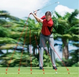 Ống Laser Ngắm Hướng Bóng Có Thể Điều Chỉnh Góc Độ - Adjustable Angle Golf Raining Aids Corrector Laser Golf Swing Trainer - PGM JZQ032