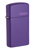 Zippo Slim® Purple Matte Zippo Logo 1637ZL