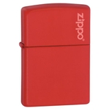 Zippo Red Matte with Logo