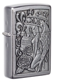 Zippo Skull and Angel Emblem Design 49442