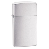 Zippo Slim Brushed Chrome