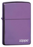 Bật Lửa Zippo 24747ZL Classic High Polish Purple Zippo Logo