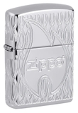 Bật Lửa Zippo 48838 Zippo Flame Design Multicut Armor High Polish Chrome