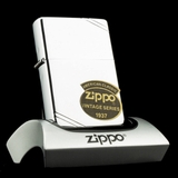 Zippo Vintage 1937 Brushed Chrome 1992 VIII Chặt Góc Nhám