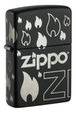 Bật Lửa Zippo 48908 Zippo Design Laser 360 Black Matte