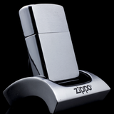 Zippo Cổ Brushed Chrome 1960 6 Chấm Mộc Đáy Ngược