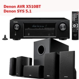 Bộ xem phim Denon X510BT + Loa Denon SYS 5.1