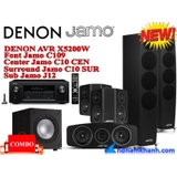 Amply Denon X5200W, Loa Jamo C109, cen+sur Jamo C10, Sub jamo J12