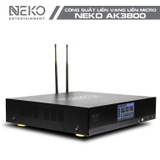Đẩy Công Suất liền vang Neko AK3800 - Tích hợp 2 Micro Ko dây