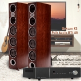 Bộ Hi-fi Amply Roksan K3 + Loa Polk RTi A9