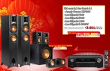 Bộ 5.1 Amply Denon X2700H - Loa  Klipsch F300  Tặng Loa Klipsch Sub 100