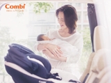 Ghế ngồi ô tô Combi Culmove xoay 360° Smart Isofix (0-4Y) xanh navy