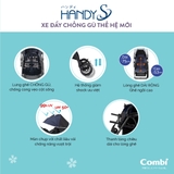 Xe đẩy Combi Mechacal Handy S Xanh Navy