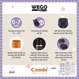 Ghế ngồi ô tô Combi Wego Long (0-7Y) xanh navy