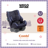 Ghế ngồi ô tô Combi Wego Long (0-7Y) xanh navy