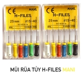 MŨI RŨA TỦY H-FILES MANI - Điều Trị Nội Nha