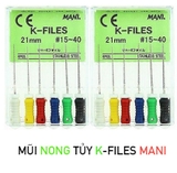 MŨI NONG TỦY K-FILES MANI - Điều Trị Nội Nha