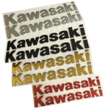 Tem chữ nổi KAWASAKI dán trang trí xe 18*2.5CM