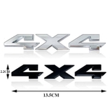 Logo nổi 4x4 dán trang trí đuôi xe Dodge RAM1500, RAM2500, RAM3500