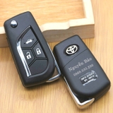 Vỏ Chìa Khóa Xe Ô Tô Toyota khóa 3 nút bấm - Khắc Laser MIỄN PHÍ Theo Yêu Cầu
