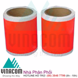 SL-S131KN Fluorescent-color Red, Nhãn màu phản quang Đỏ (110mm, 10m)