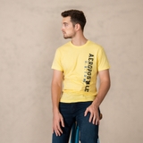 ÁO THUN NAM CỔ TRÒN TAY NGẮN XUẤT MỸ MÀU VÀNG AT4408T