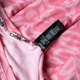 ĐẦM SUÔNG CỔ TIM XUẤT MỸ MÀU HỒNG ĐẬM DN4507D4