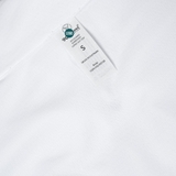 ÁO THỂ THAO NAM CỔ LỌ TAY DÀI PHỐI DÂY KÉO XUẤT HÀN MÀU TRẮNG DTN4522L1